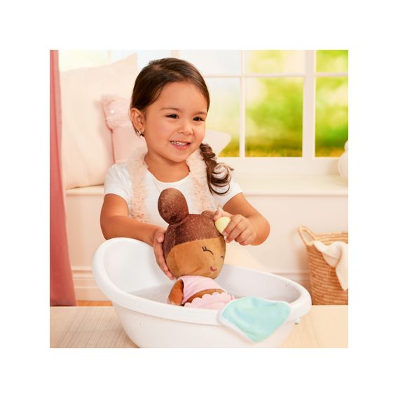 B-Toys Panenka plyšová do vany Lulla Baby Light Brown Hair
