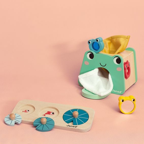 Janod Box Stimulace smyslového vnímání pro děti 12m+