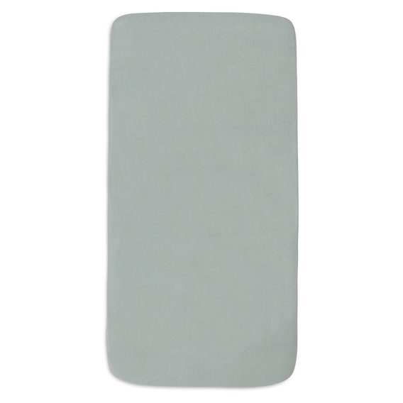 Jollein Prostěradlo napínací 2ks jersey 90x50 Sea Green/Biscuit