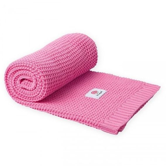 Le Pampuch Pletená dětská deka 100%Cotton SWEET PINK