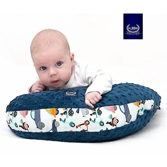 La Millou Luxusní multifunkční polštář GRANDMA DANA´s HEN, LATTE - OH MY DEER by Katarzyna Zielinska