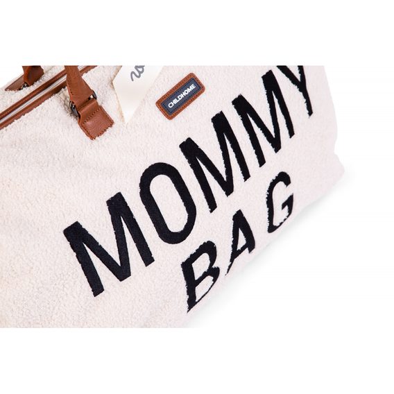 Childhome Přebalovací taška Mommy Bag Teddy Off White