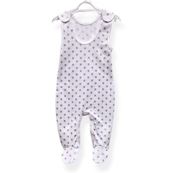 Lili Royal Baby Dupačky Silver dots BÍLÁ