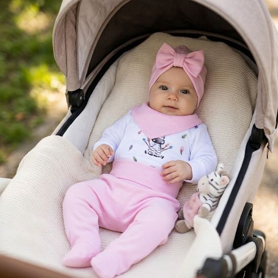 NINI Soupravička (4ks) s polodupačkami Zebra