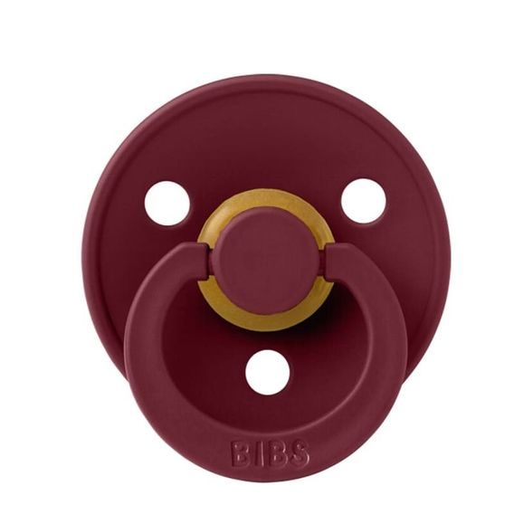 BIBS Colour dudlík kaučuk kulatý 6-18m ELDERBERRY