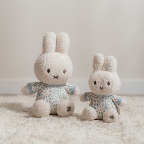 Little Dutch Plyšový králíček Miffy Lucky Leaves 20cm