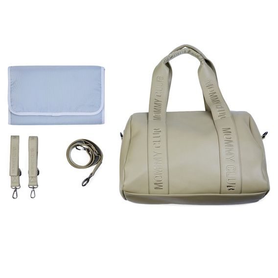 Childhome Přebalovací taška Mommy Club Signature Vegan Leather Green