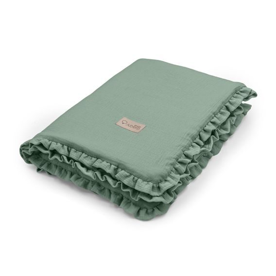 Albero Mio Zateplená mušelínová dětská deka ŠALVĚJOVÁ