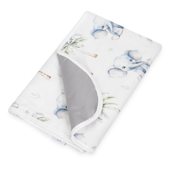 BabyMatex Dětská deka Bamboo (75x100) SLONI A PALMY