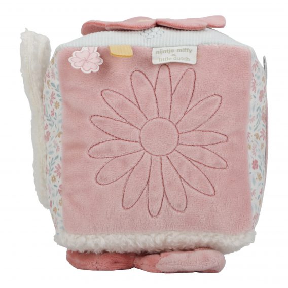 Little Dutch Plyšová kostka s aktivitami králíček Miffy Lucky Blossom