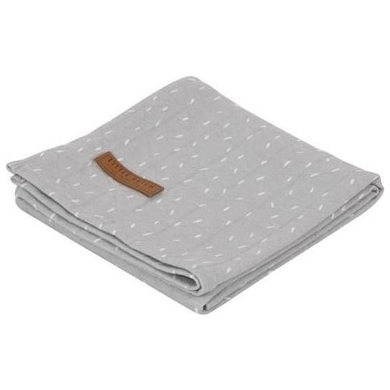 Little Dutch Osuška swaddle (120x120) - SPRINKLES GREY