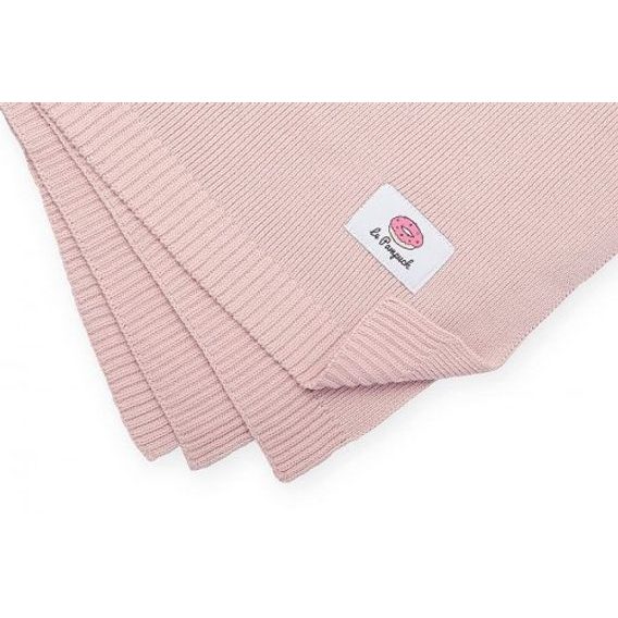 Le Pampuch Pletená dětská deka 100%Cotton PREMIUM - POWDER PINK