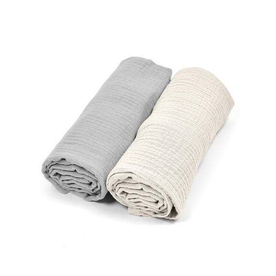 Albero Mio Mušelínové pleny 2ks (CC3) ŠEDÁ