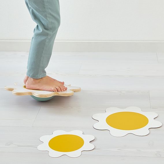 Janod Sweet Cocoon Balanční deska s labyrintem Květ