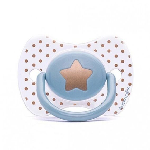 Suavinex Dárkový set HAUTE COUTURE GOLD MODRÝ