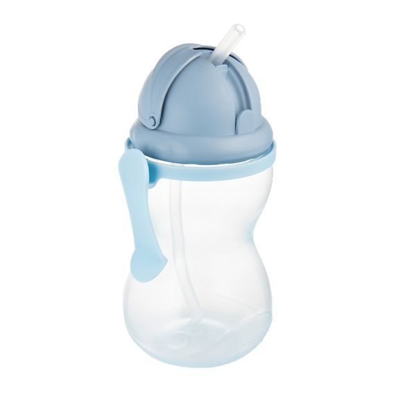Canpol babies Sportovní láhev s brčkem 370ml (12m+) MODRÁ