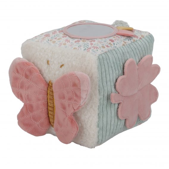 Little Dutch Plyšová kostka s aktivitami králíček Miffy Lucky Blossom