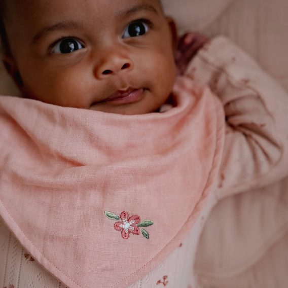 Little Dutch Mušelínový slintáček organic 2ks Pure Blossom