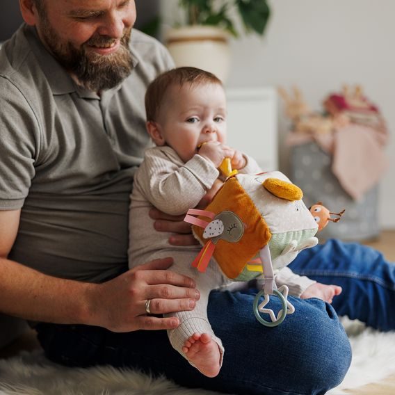 BabyOno Senzorická kostka NATURE
