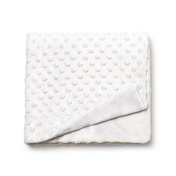 Interbaby Deka extra měkká Kuličky BÍLÁ
