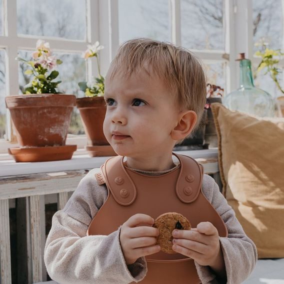 BIBS Silikonový bryndák BLUSH