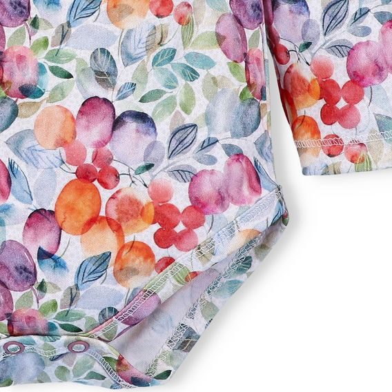 NINI Body dlouhý rukáv Color Fruits VZOROVANÉ