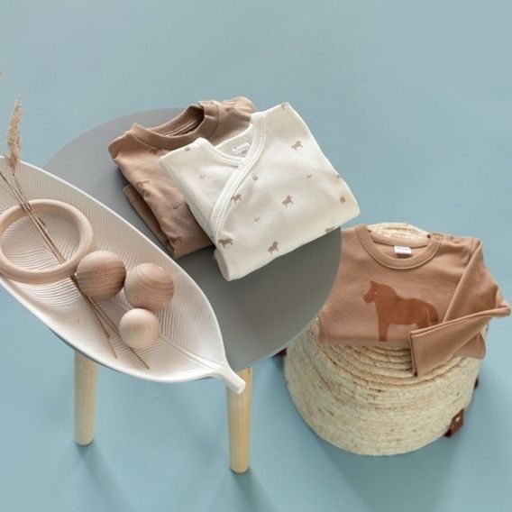 PINOKIO Body dlouhý rukáv Wooden Pony SVĚTLE HNĚDÁ