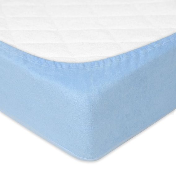 BabyMatex Nepromokavé froté prostěradlo 120x60cm MODRÉ
