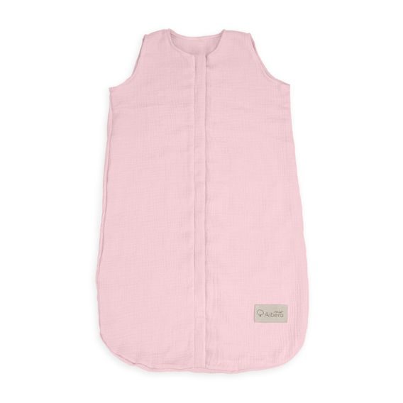 Albero Mio Letní mušelínový spací pytel 4-12m PINK GLAZE