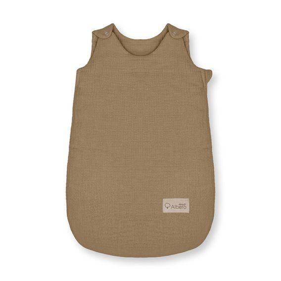 Albero Mio Mušelínový spací pytel 0-4m KARAMELOVÁ (CC5)