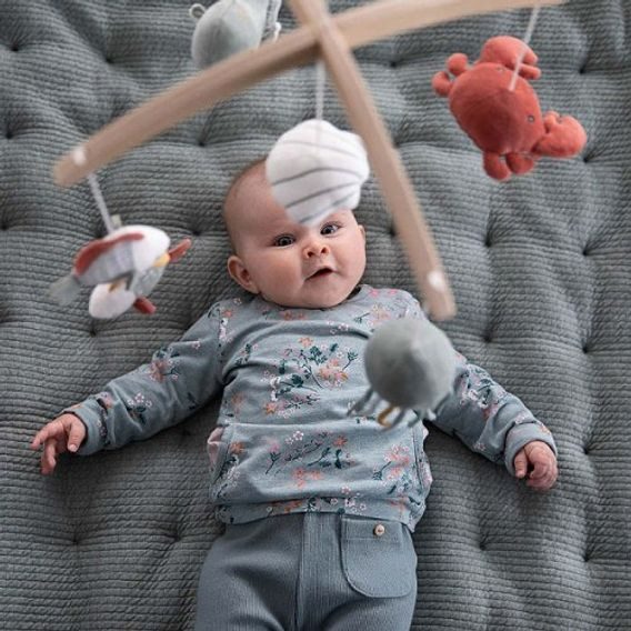 Little Dutch Dřevěný hudební kolotoč OCEAN MINT