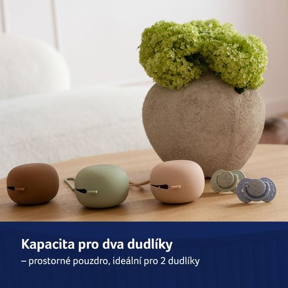 LOVI Silikonové pouzdro na dudlík Nude