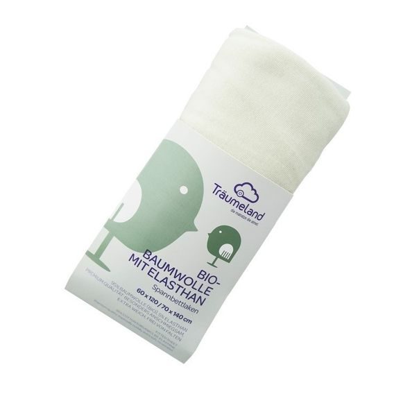 Träumeland Prostěradlo Bio-Bavlna s elastanem 78x35 MINT