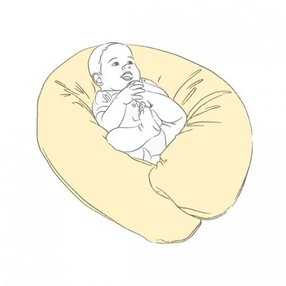 Ceba baby Kojící polštář Cebuška Physio MULTI žerzej WILDFLOWERS