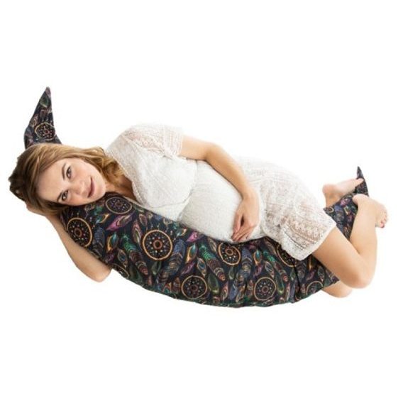 BabyMatex Kojící polštář Moon mušelín (č.12) STARORŮŽOVÁ