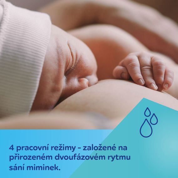 Canpol babies Přenosná elektrická odsávačka mateřského mléka PowerPump