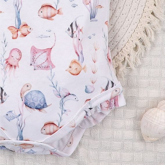 NINI Body krátký rukáv Ocean Girl MOŘSKÁ ZVÍŘÁTKA