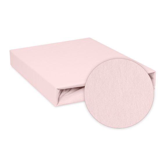 BabyMatex Nepromokavé jersey prostěradlo 140x70cm SVĚTLE RŮŽOVÉ