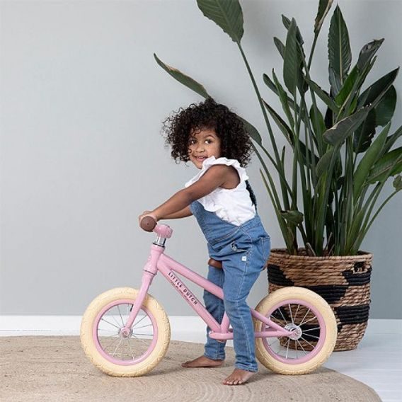 Little Dutch Odrážedlo/balanční kolo - RŮŽOVÉ