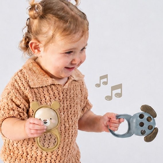 Taf Toys Chrastítka Sound Discovery Duo Bell & Clapper