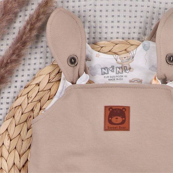 NINI Lacláčky Méďa Pilot SVĚTLE HNĚDÉ