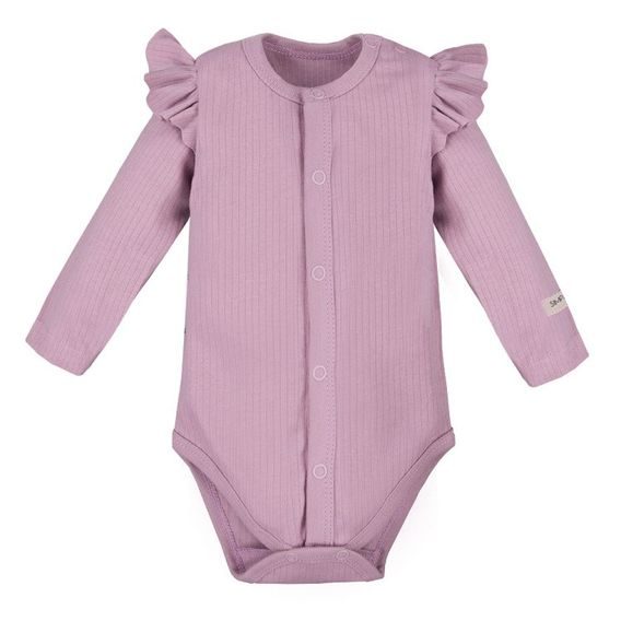 Eevi Body celorozepínací s volánky Simply Comfy - VŘESOVÉ