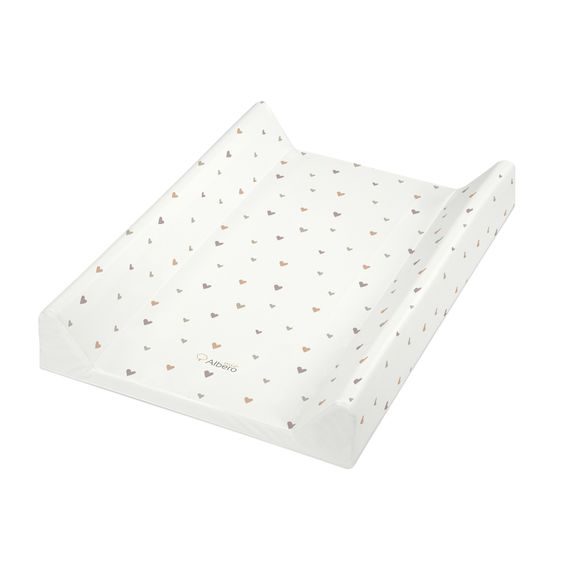 Albero Mio Přebalovací podložka měkká profilovaná 70x47 (CMP1) MINI HEARTS