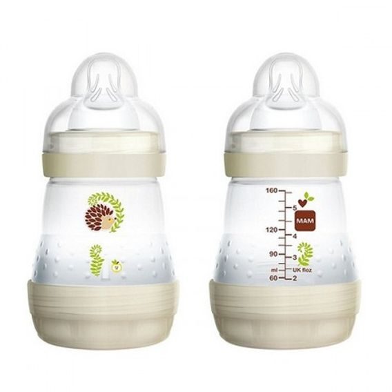 MAM Láhev samosterilizační Anti-Colic 160ml, 0m+ - BÍLÁ