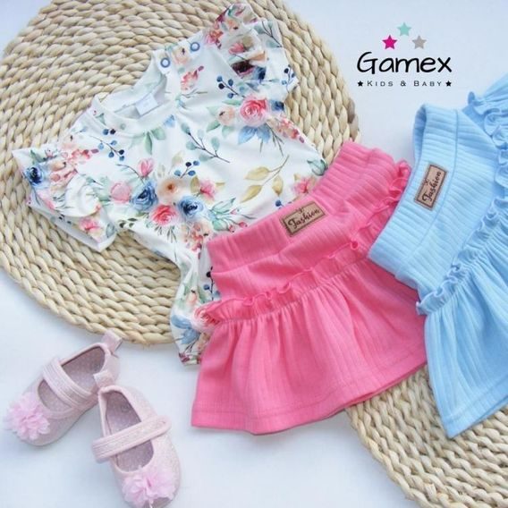 Gamex Sukýnka žebrovaná MODRÁ