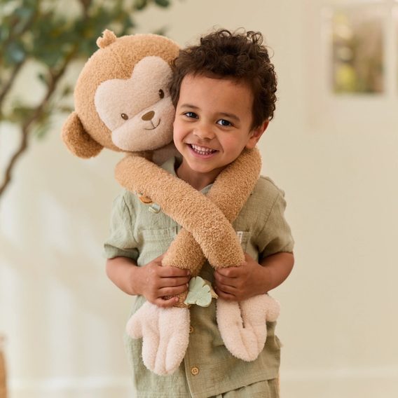 Little Dutch Opička plyšová XL Safari Friends 82cm