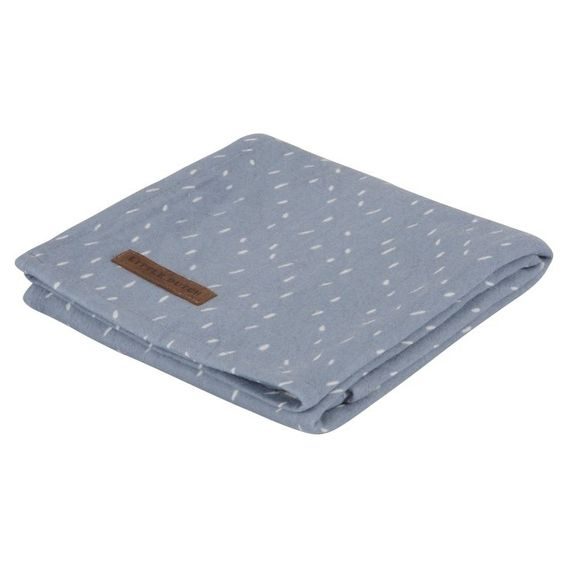 Little Dutch Osuška swaddle (120x120) - SPRINKLES BLUE