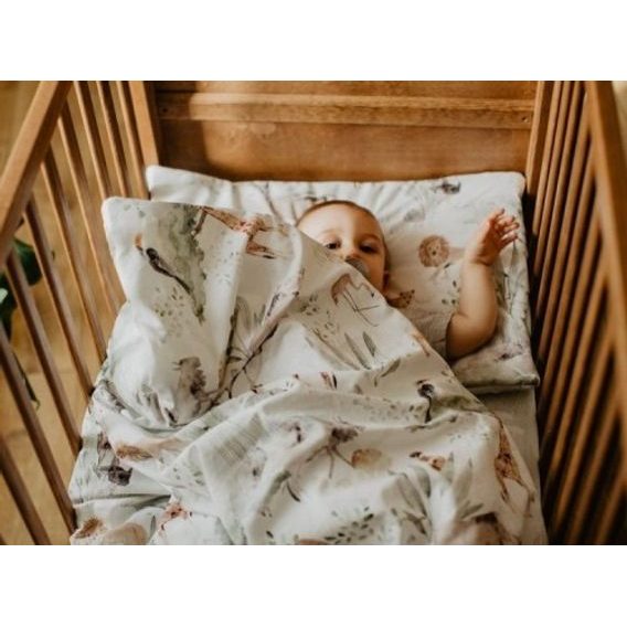 Makaszka Souprava do postýlky "M" (100x135/60x40) MYSTERY OF FLOWERS