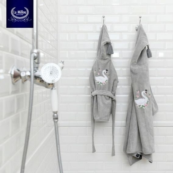 La Millou Župánek Bamboo Soft "M" - MINT & I LOVE PANDA