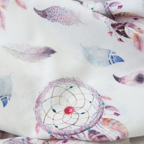 BabyMatex Multifunkční polštář C-Pillow (č.04) LAPAČE SNŮ BÍLÁ